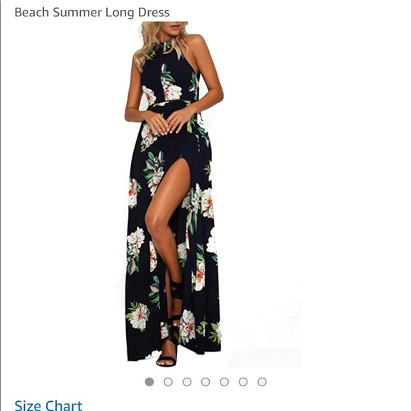 Floral maxi dress. Size XL. - Picture 1 of 4